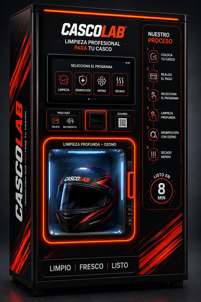 Máquina CascoLab CL-2504 One, 4ta generación, una cabina